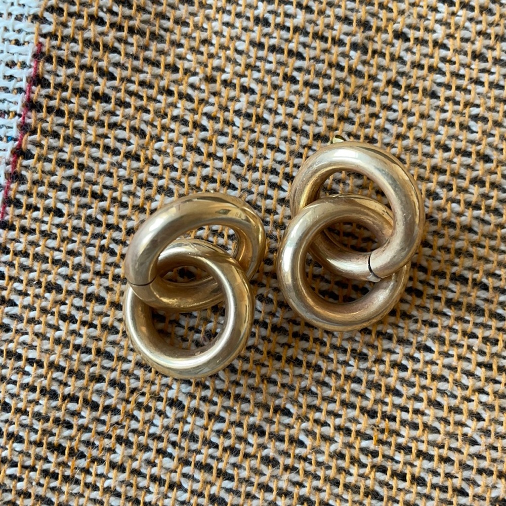 Laura Lombardi brass earrings